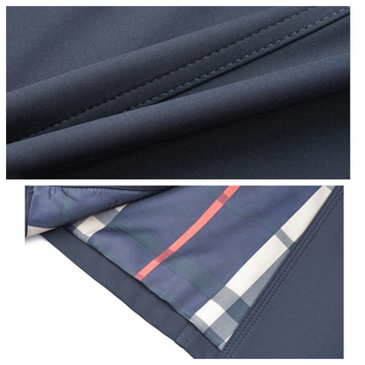 Veste de brise-vent à double poitrine pour hommes （50% de réduction）