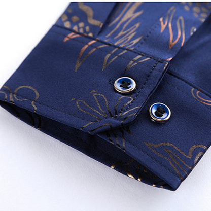 Men's Printed Lightweight Business Casual Shirt（50% OFF）