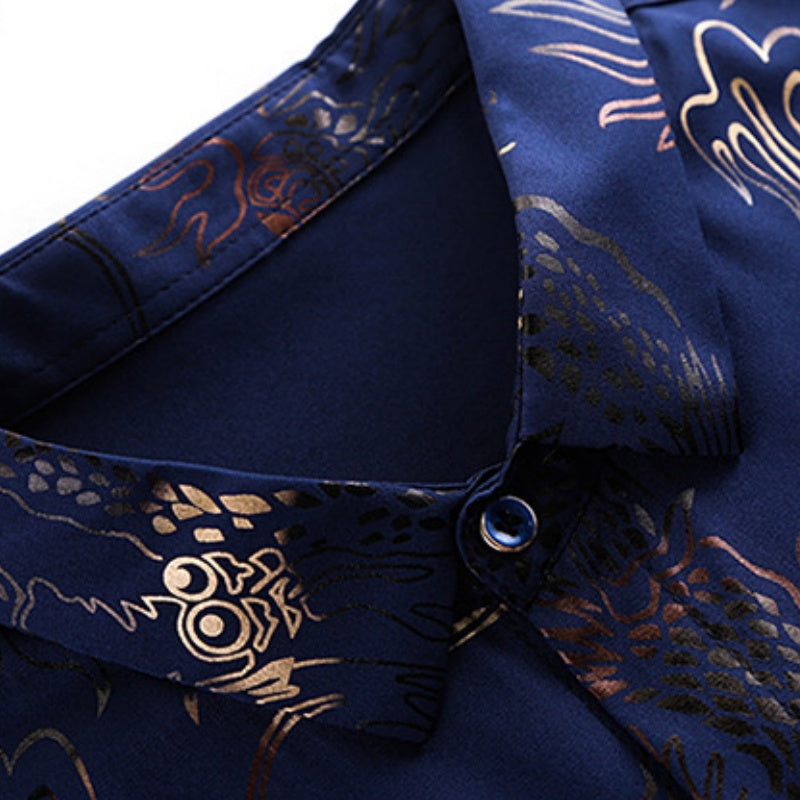Men's Printed Lightweight Business Casual Shirt（50% OFF）