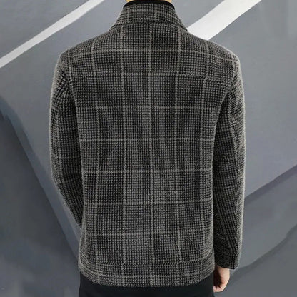 ✨Nouvelle arrivée✨Veste chaude à carreaux pour homme (50 % de réduction)