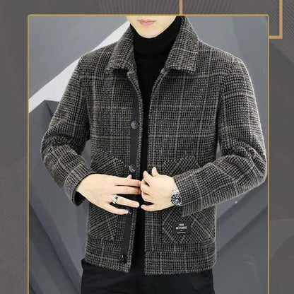 ✨Nouvelle arrivée✨Veste chaude à carreaux pour homme (50 % de réduction)