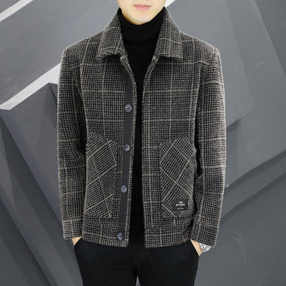 ✨Nouvelle arrivée✨Veste chaude à carreaux pour homme (50 % de réduction)