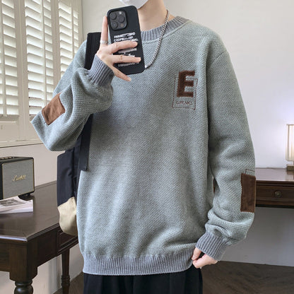 Men's Pullover Sweater with Plush Lining（50% OFF）