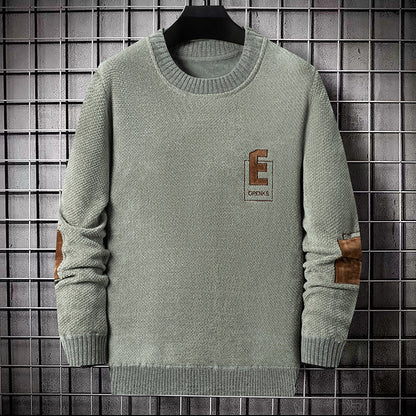 Men's Pullover Sweater with Plush Lining（50% OFF）