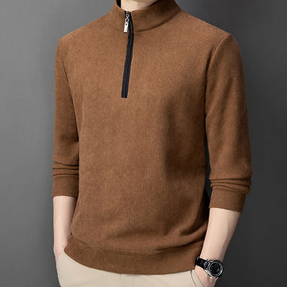 Men's Quarter Zip Pullover with Plush Lining - Buy 2 Get Free Shipping