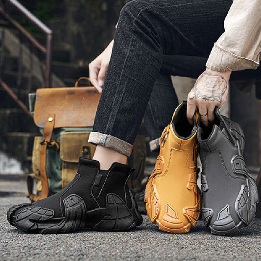 Men's Rugged High-Top Utility Fashion Shoes（50% OFF）