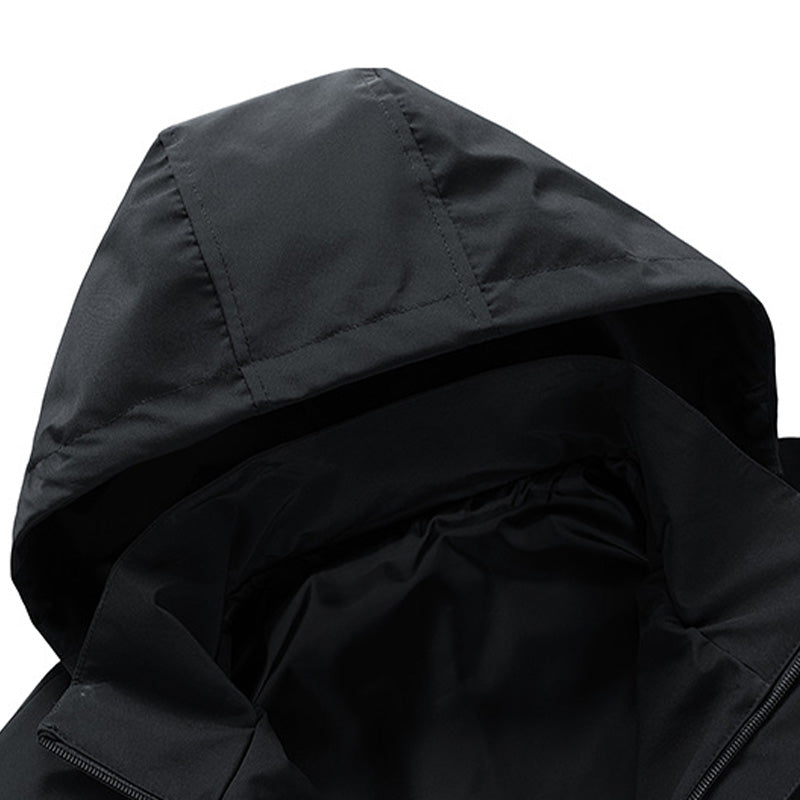 Veste à capuche à zip-up chaude décontractée pour hommes （50% de réduction）