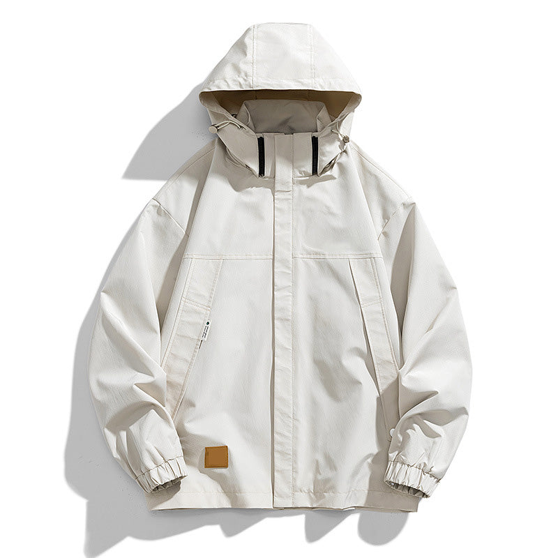 Veste à capuche à zip-up chaude décontractée pour hommes （50% de réduction）