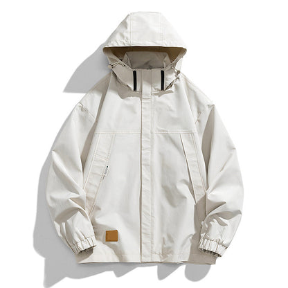 Veste à capuche à zip-up chaude décontractée pour hommes （50% de réduction）