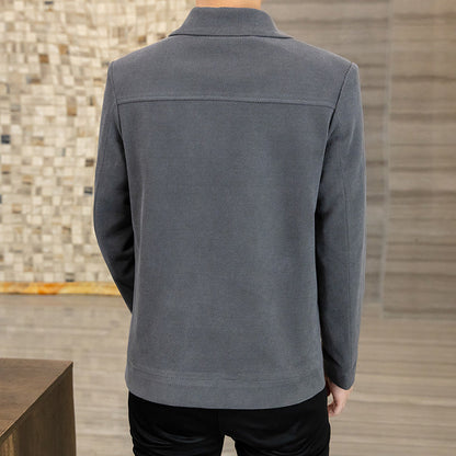 Men's Stylish Lapel Button-Down Casual Jacket（50% OFF）