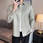 Men's Casual Solid Color Lapel Top（50% OFF）