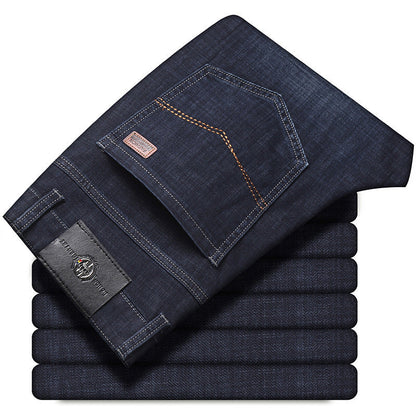 Men's Stretch Straight-Fit Jeans（50% OFF）