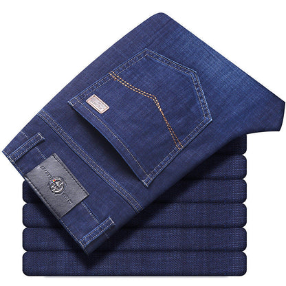 Men's Stretch Straight-Fit Jeans（50% OFF）