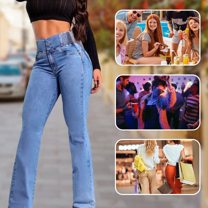 🎁2026 New Arrivals 50% OFF👖Stretch Flare Jeans With A High Waist