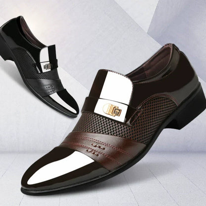 Men's Classic Non-Slip PU Leather Dress Shoes（50% OFF）