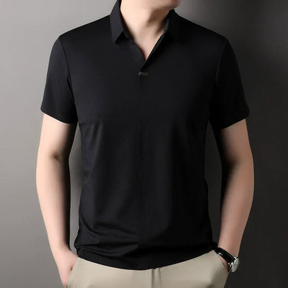 🔥Men's Breathable Short Sleeve Collar Shirt（50% OFF）