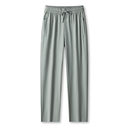 Ice Feel Quick-Dry Athletic Pants – Cooling Fabric, Loose Fit & Moisture-Wicking (M–4XL)
