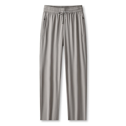 Ice Feel Quick-Dry Athletic Pants – Cooling Fabric, Loose Fit & Moisture-Wicking (M–4XL)