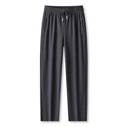 Ice Feel Quick-Dry Athletic Pants – Cooling Fabric, Loose Fit & Moisture-Wicking (M–4XL)