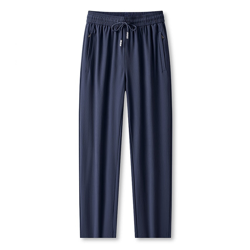 Ice Feel Quick-Dry Athletic Pants – Cooling Fabric, Loose Fit & Moisture-Wicking (M–4XL)