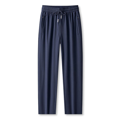 Ice Feel Quick-Dry Athletic Pants – Cooling Fabric, Loose Fit & Moisture-Wicking (M–4XL)