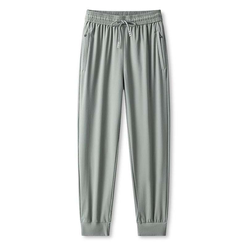 Ice Feel Quick-Dry Athletic Pants – Cooling Fabric, Loose Fit & Moisture-Wicking (M–4XL)