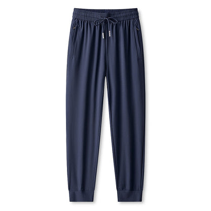 Ice Feel Quick-Dry Athletic Pants – Cooling Fabric, Loose Fit & Moisture-Wicking (M–4XL)