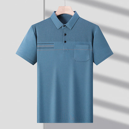 Men's Thin Breathable Casual Short Sleeved T-Shirt（50% OFF）