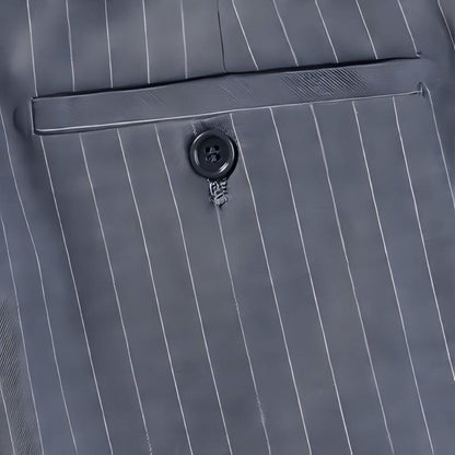 Men's Classic Comfortable High-Waist Straight-Cut Trousers