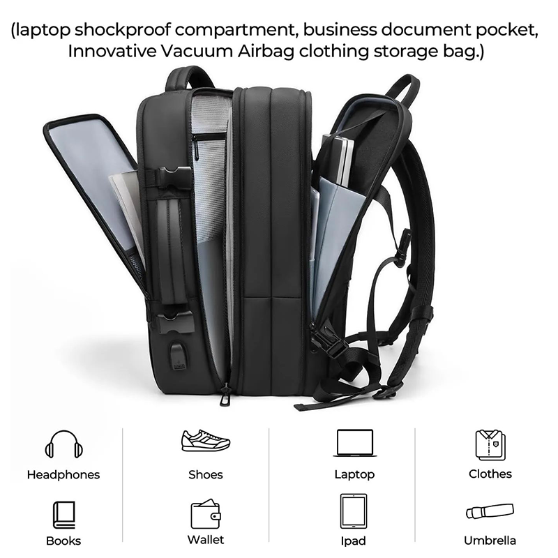 Sac à dos extensible multifonctionnel de grande capacité🎒