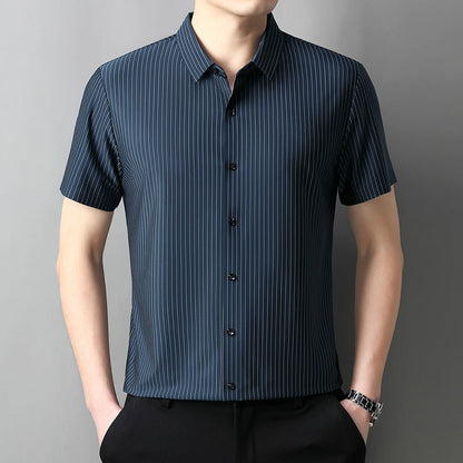 ⏳Offres spéciales d'été💥Chemise boutonnée rafraîchissante à rayures pour homme