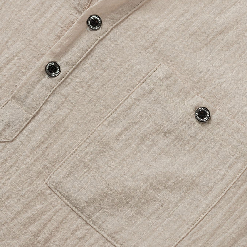 T-shirt à collier à manches courtes à manches courtes pour hommes décontractées （50% de réduction）