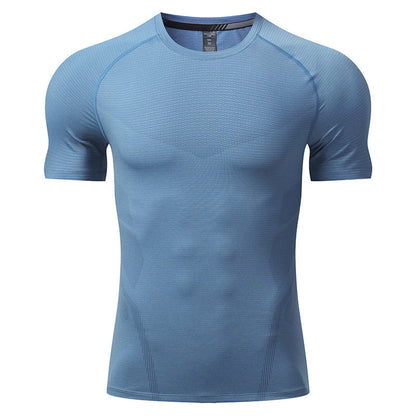 Men's Comfortable Breathable Quick Dry Crew Neck Short Sleeve Top