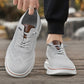 Men’s Breathable Lightweight Knit Patchwork Sneakers