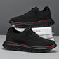 Men’s Breathable Lightweight Knit Patchwork Sneakers