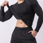 Men's Casual Long Sleeve Tight Fit Quick Dry Fitness Top