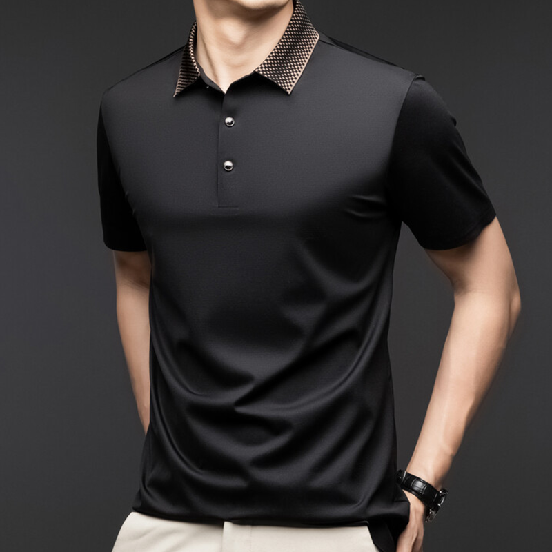 ❄️Men's Casual Business Short Sleeve Lapel T-Shirt
