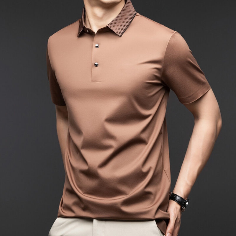 ❄️Men's Casual Business Short Sleeve Lapel T-Shirt