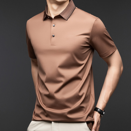❄️Men's Casual Business Short Sleeve Lapel T-Shirt