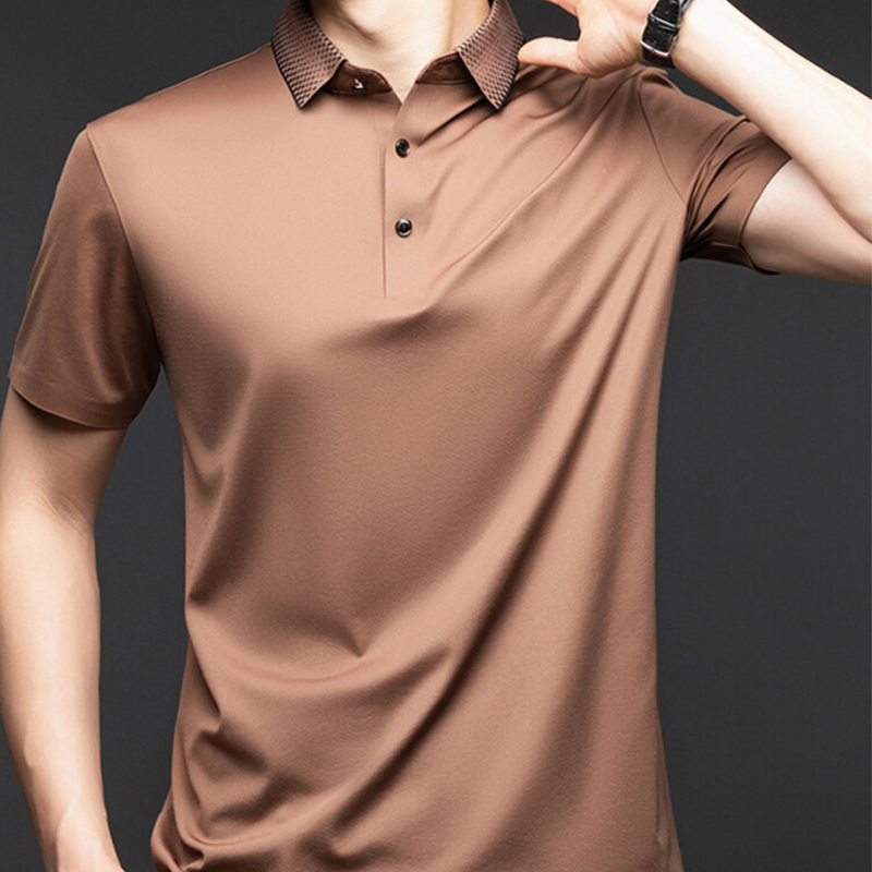 ❄️Men's Casual Business Short Sleeve Lapel T-Shirt