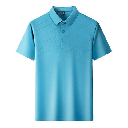 Men's Ice Silk Lapel Shirt