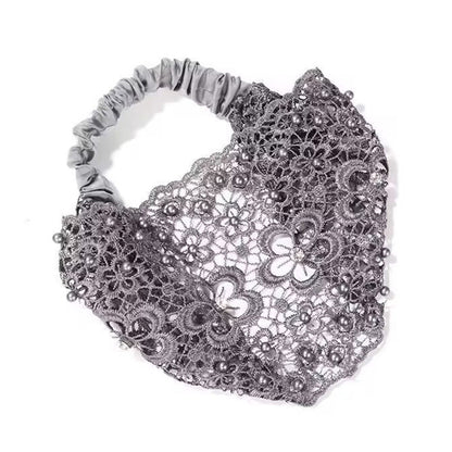 🌞Summer Sale 50% OFF🔥Plum Blossom Hollow Beaded Wide Headband