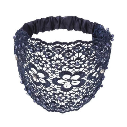 🌞Summer Sale 50% OFF🔥Plum Blossom Hollow Beaded Wide Headband