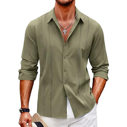 Men's Single Colour Long Sleeve Top