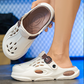 Breathable Dual-Wear Soft Sole Closed-Toe Slippers