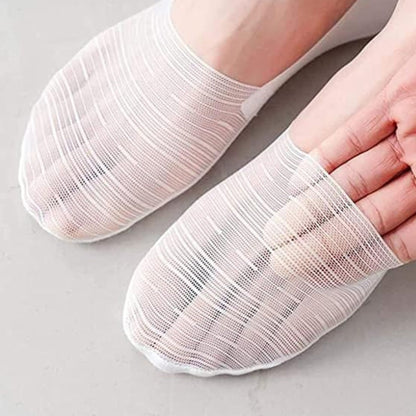 5 Pairs Ice Silk No-Show Socks Set（50% OFF)