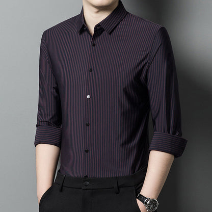 Men's Lightweight Breathable Striped Shirt