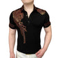 Men's Fashion Lapel 3-Button T-Shirt（50% OFF）