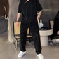Men’s Short Sleeve Top & Wide Leg Pants 2-Piece Set (50% OFF)