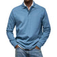Solid Turn-down Collar Shirt With Long Sleeves（50% OFF）